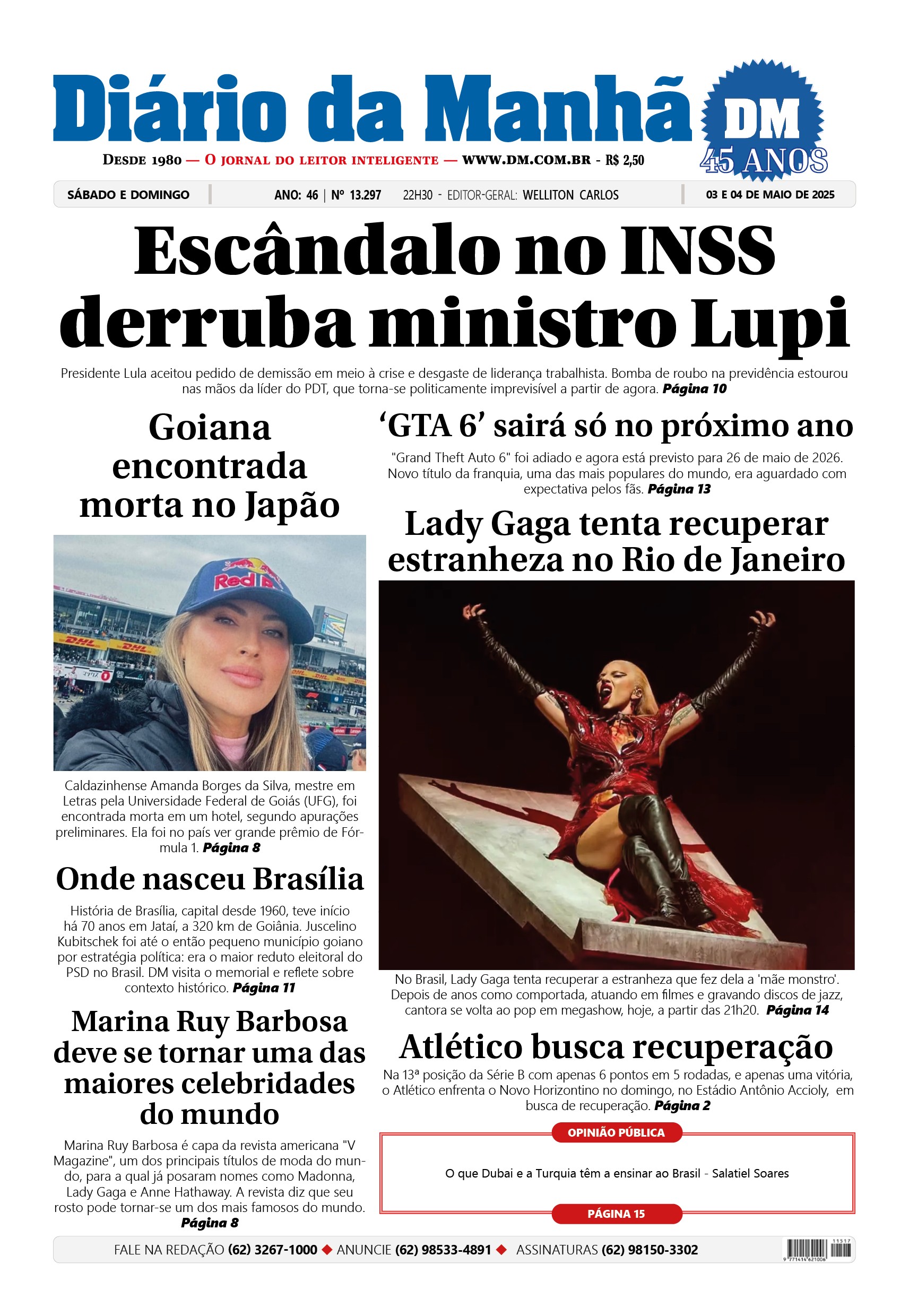 Capa do Dia