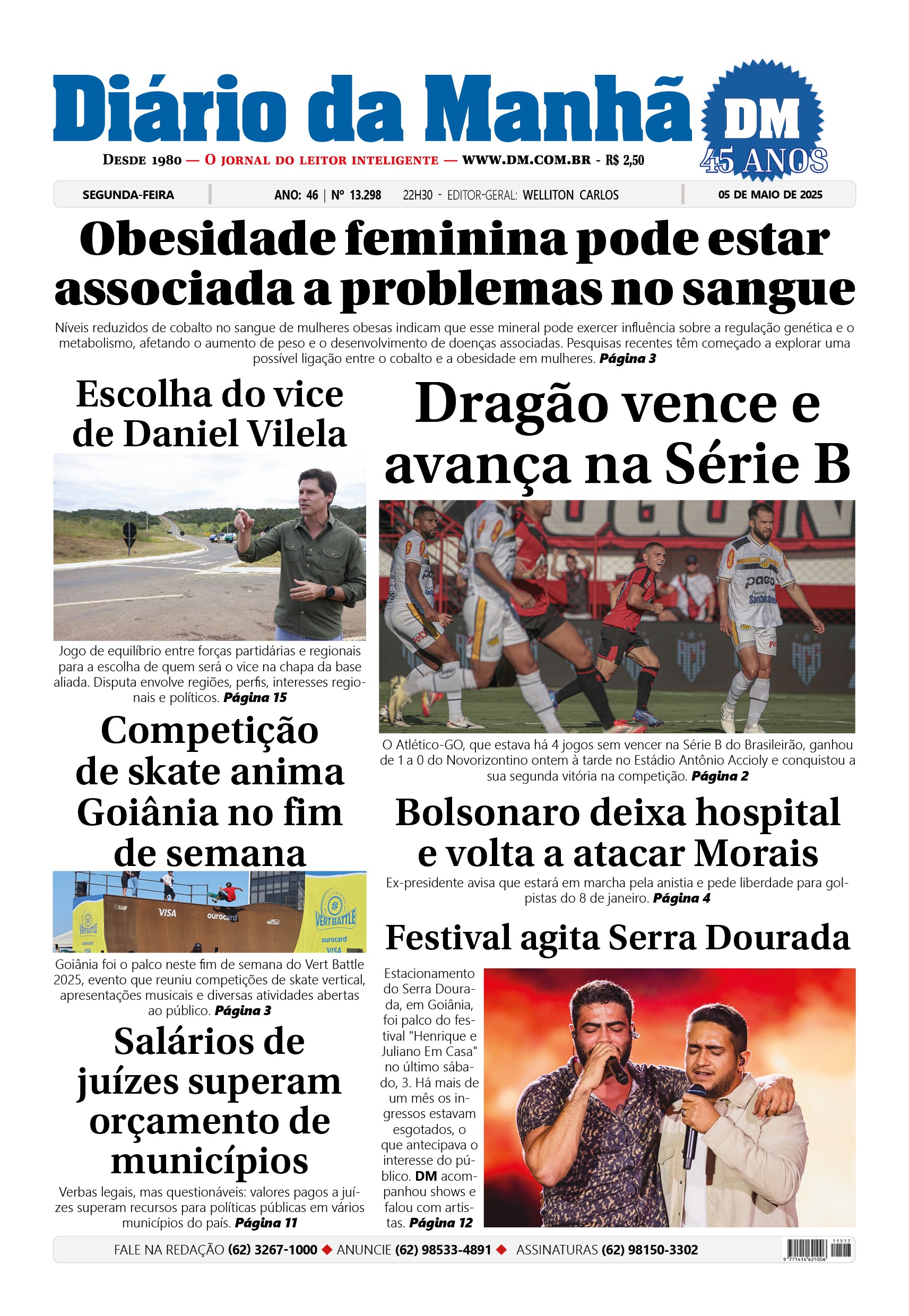 Capa do Dia