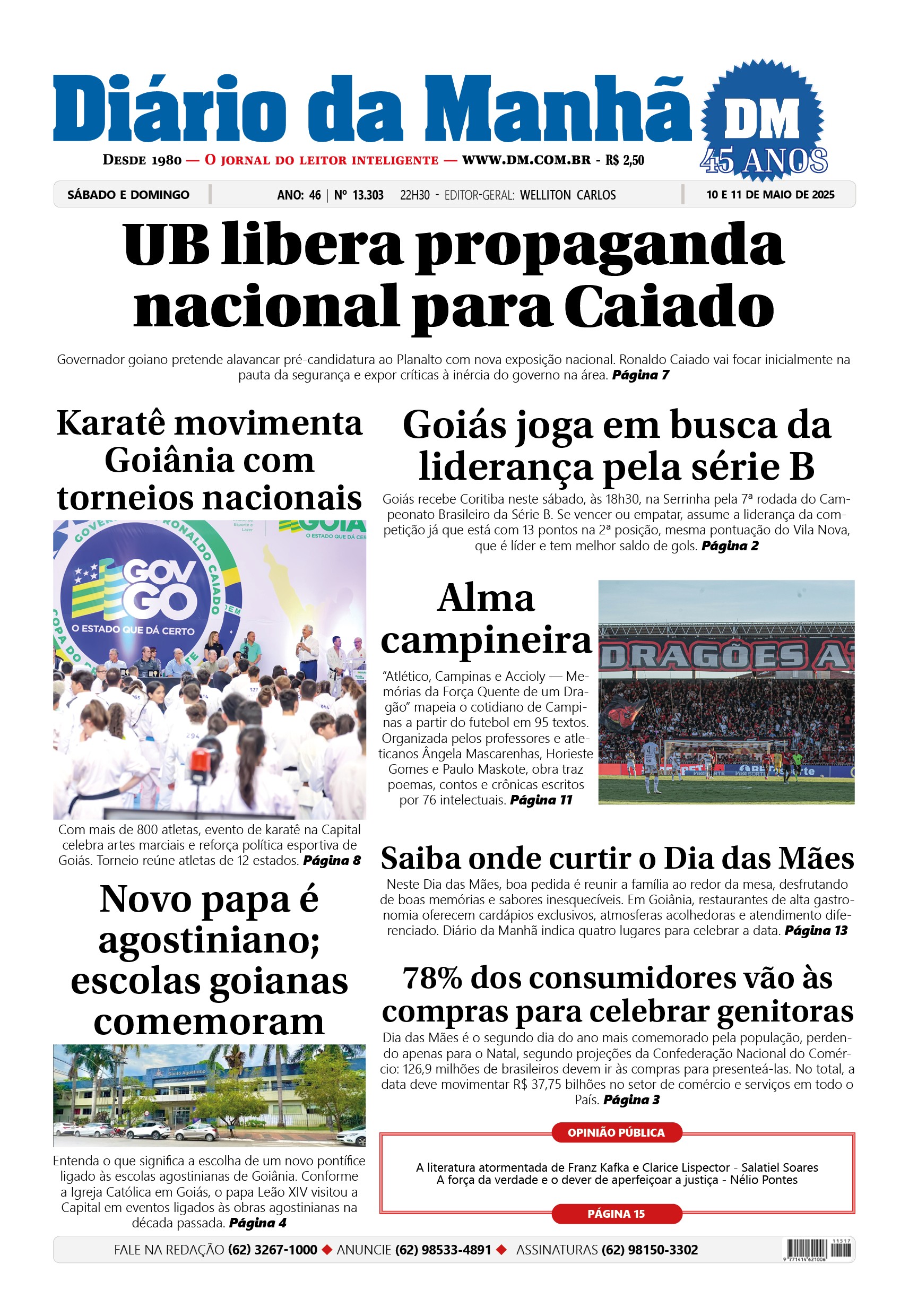 Capa do dia