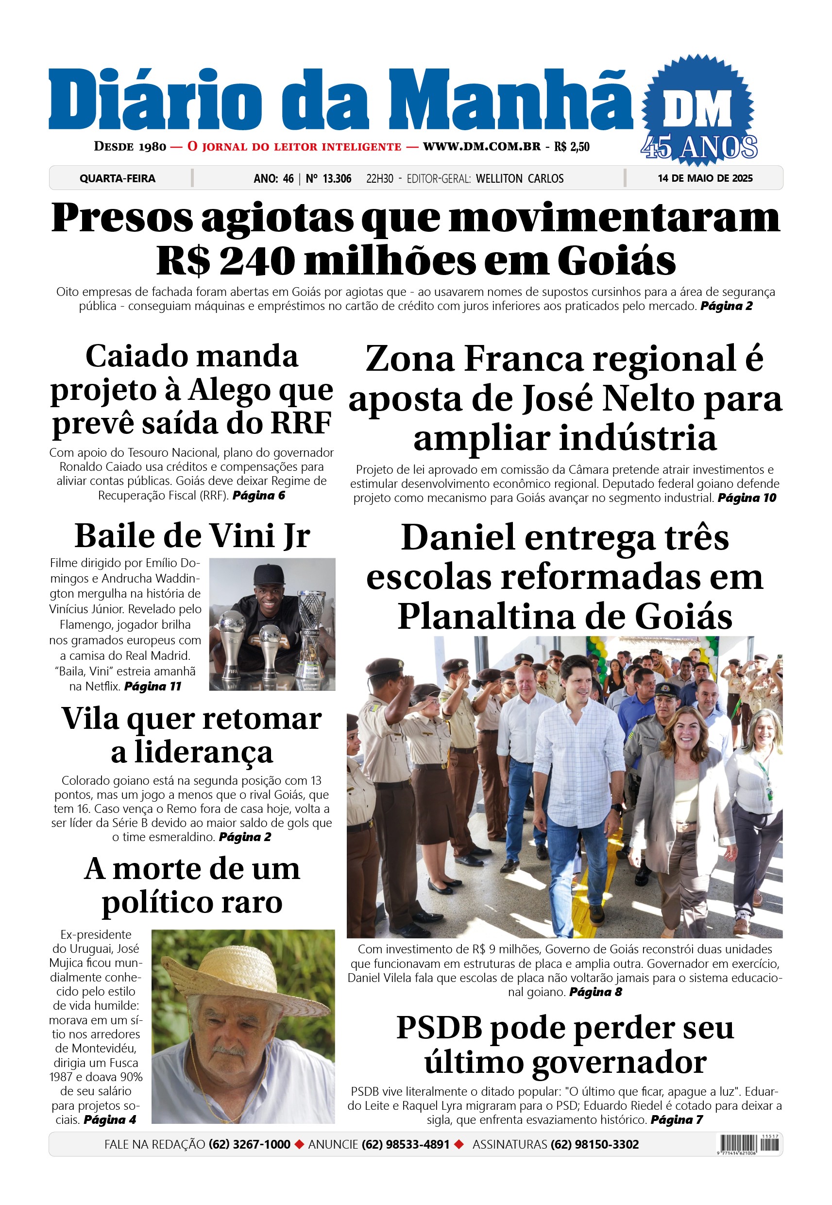 Capa do dia