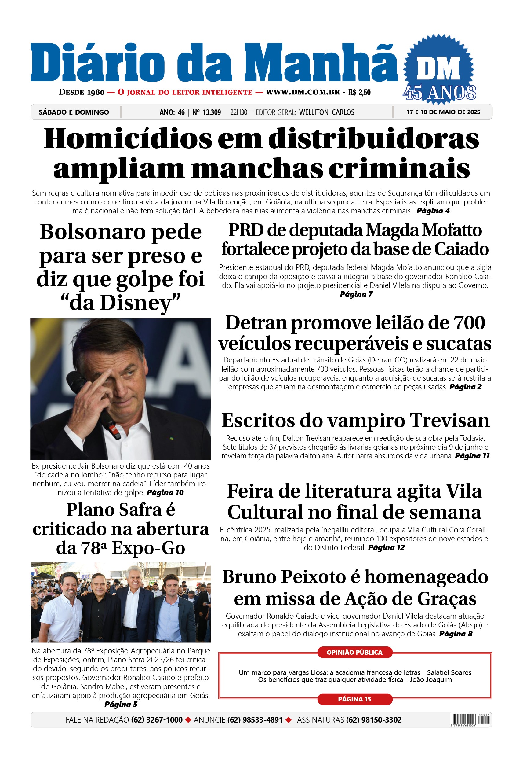 Capa do dia